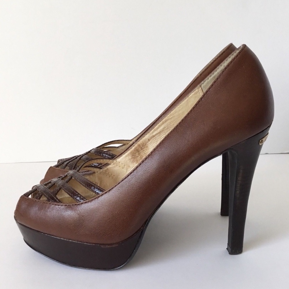 MICHAEL Michael Kors Open Toe Heels Pumps Shoes - Picture 6 of 6